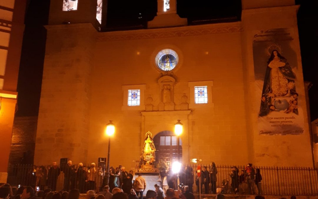 Torrejoncillo celebró su Ofrenda Floral a Caballo a María Inmaculada