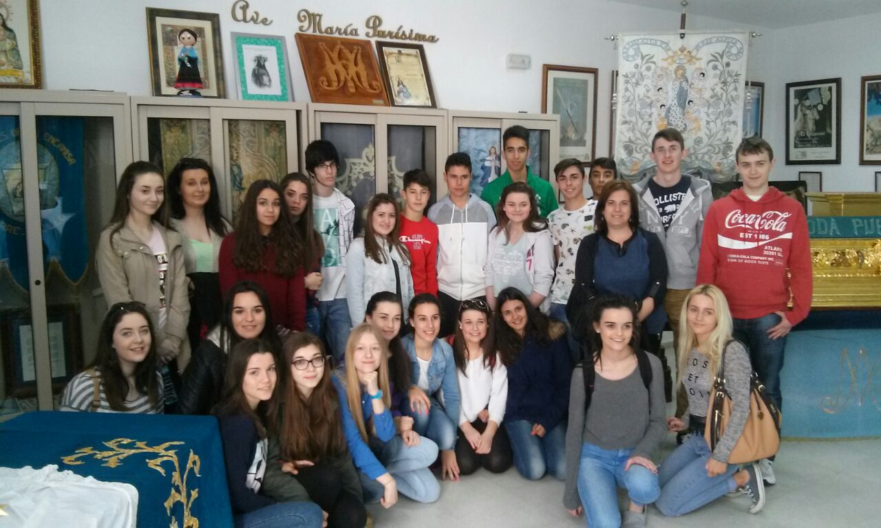 Visita de alumnos irlandeses a Torrejoncillo