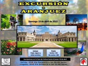 Viaje a Aranjuez con la Asociación Cultural