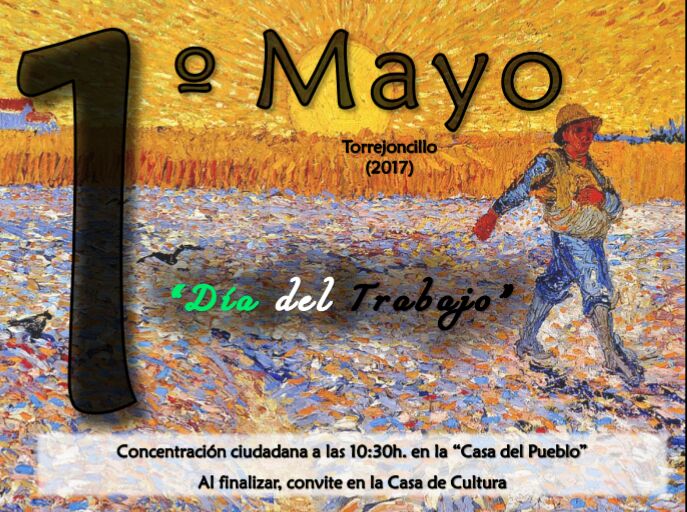 Celebración 1º de Mayo: Día del Trabajo.