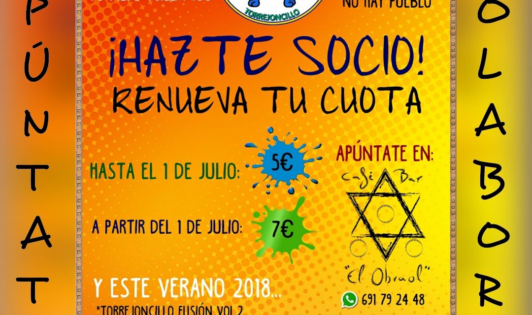 Actividades de verano de la Asociación de Peñas