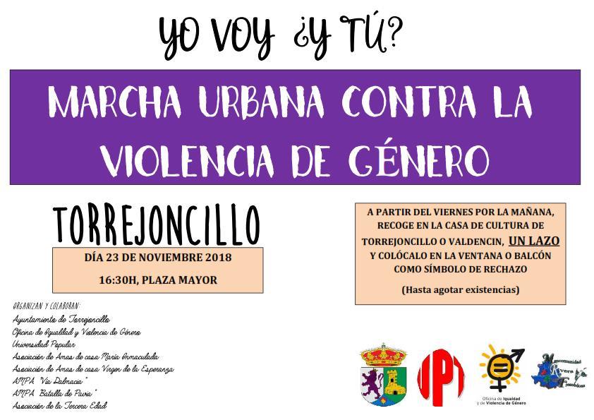 Marcha urbana contra la Violencia de Género