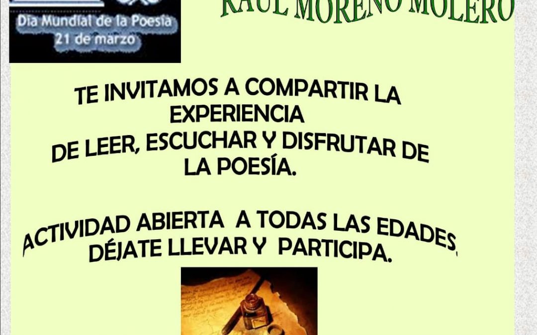 Día Mundial de la Poesía 2019