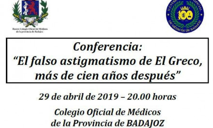 El doctor Santos Bueso disertará en Badajoz sobre el falso astigmatismo de El Greco