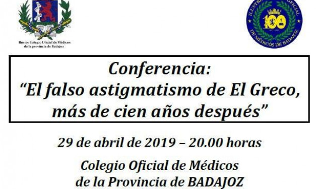 El doctor Santos Bueso disertará en Badajoz sobre el falso astigmatismo de El Greco