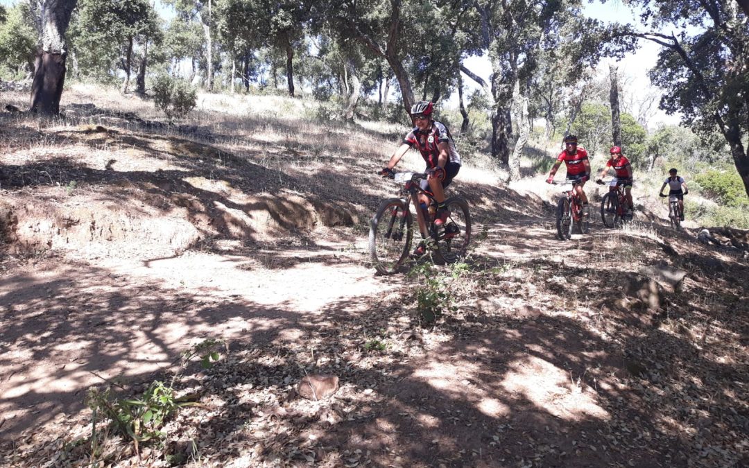 Calor y sufrimiento ayer en la VI BTT Callejas de Torrejoncillo