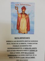 Conmemoración de la festividad de San Saturnino