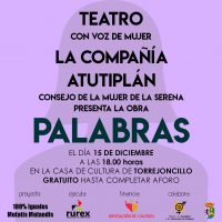 Teatro con voz de mujer: Palabras