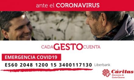 Caritas ante el coronavirus . Cada gesto cuenta