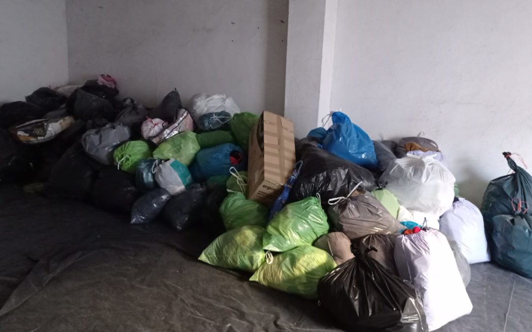 2716 kg de ropa  se han recogido para el Proyecto Remudarte
