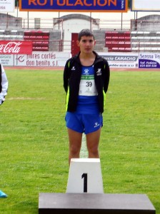 Jesús Oliva, campeón de Extremadura de lanzamiento de jabalina en categoría infantil - MARIO MIRABEL