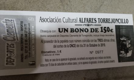 Nuevo sorteo de la Asociación Alfares