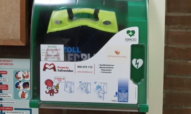 La Diputación de Cáceres formará a 18 personas de nuestro municipio en el uso de desfibriladores