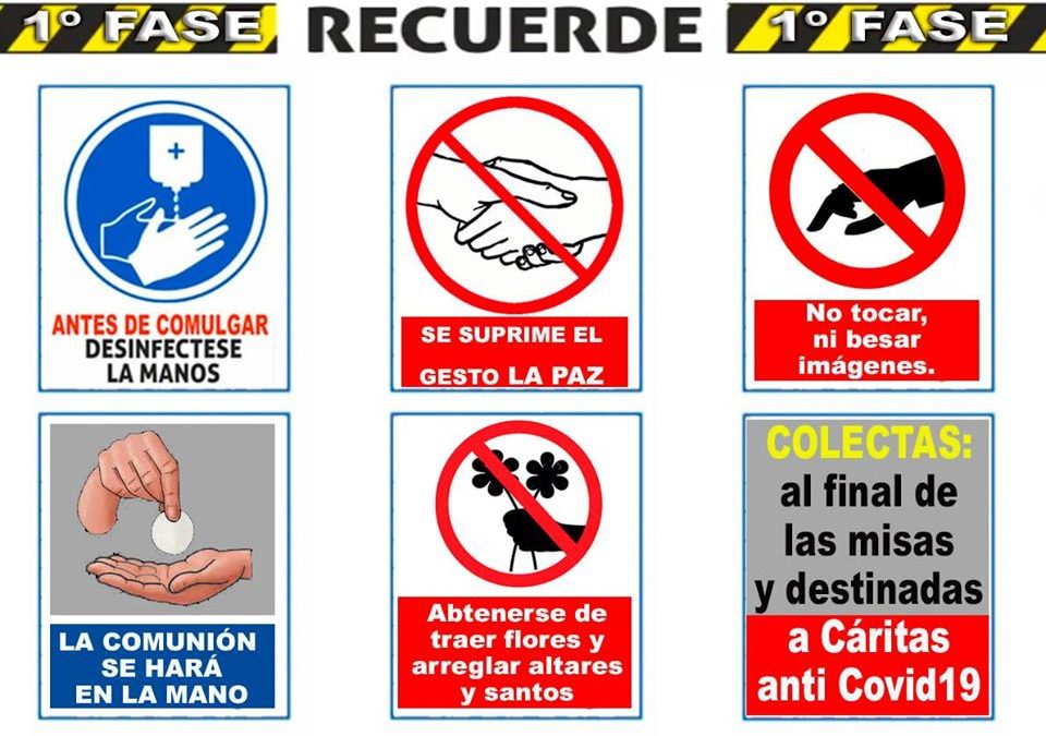 Lugares de culto en la Fase I