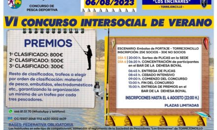 Concurso Intersocial de la Sociedad de Pescadores Los Encinares