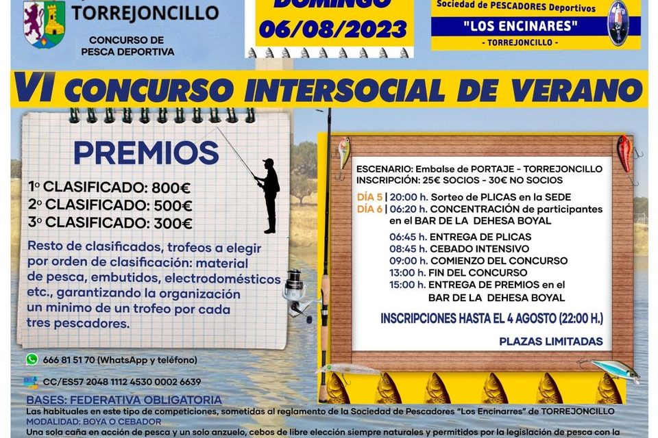 Concurso Intersocial de la Sociedad de Pescadores Los Encinares