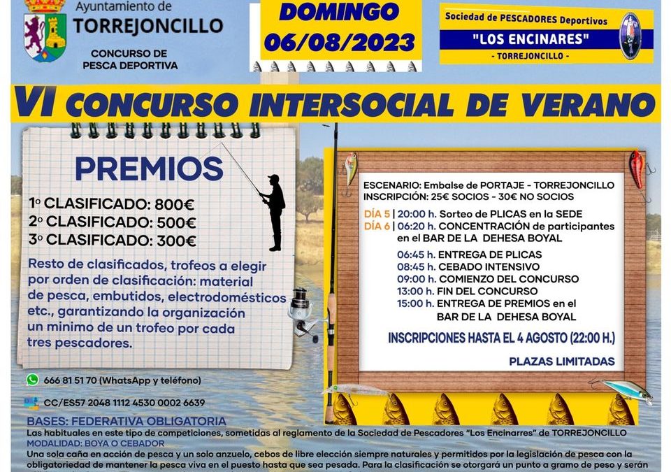 Concurso Intersocial de la Sociedad de Pescadores Los Encinares