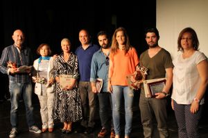 Pedro Luis, Mara y Mané recogieron los premios otorgados a Jachas Teatro - CEDIDA