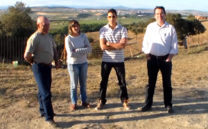 Juan Bartolomé López (derecha), en la reseña de los toros de Jara de Retamar para Valdencín 2013 - ARCHIVO