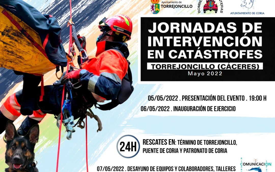 Torrejoncillo acoge este fin de semana unas Jornadas de Intervención en Catástrofes organizadas por la ong “Bomberos Sin Fronteras”