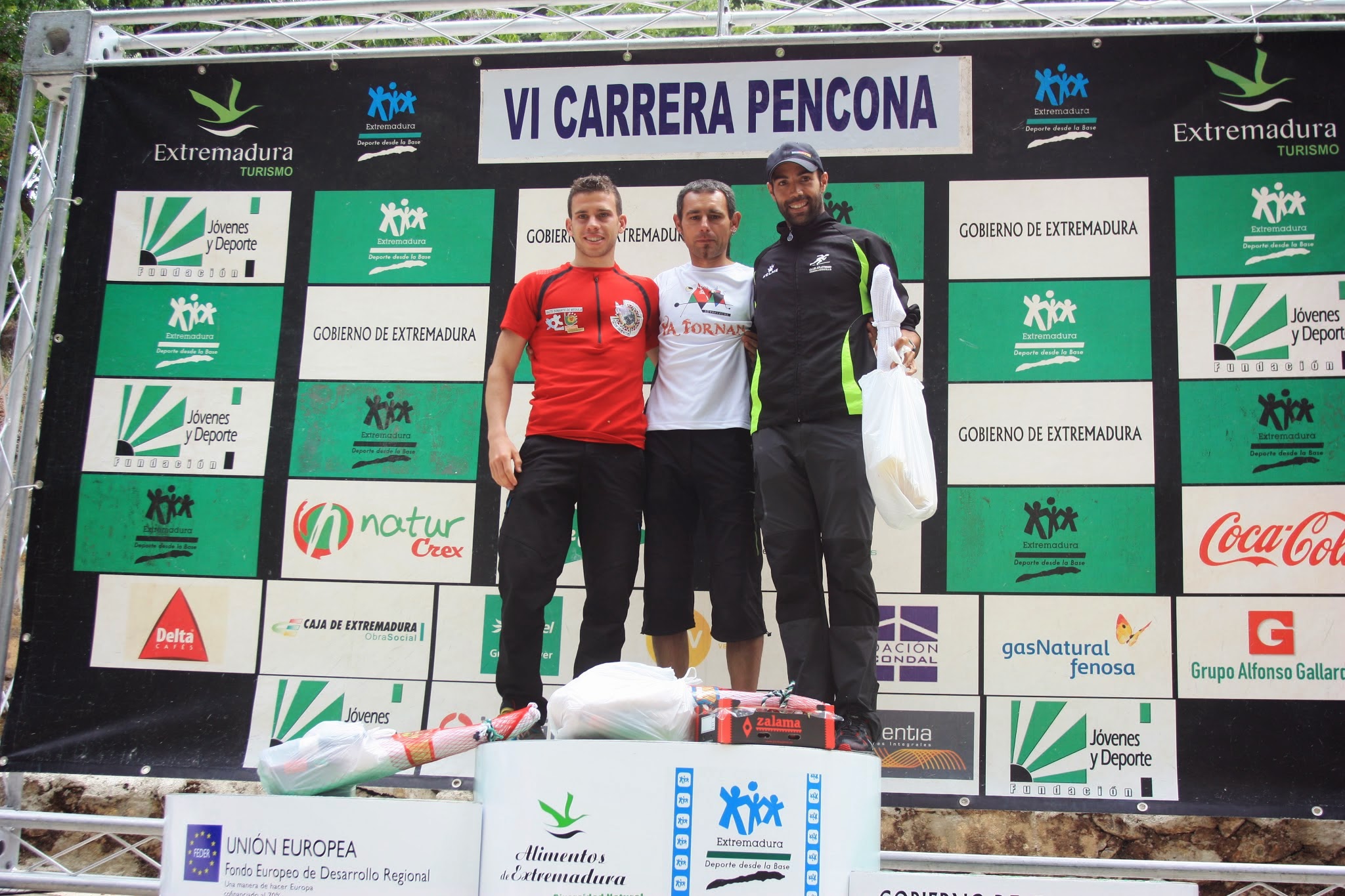 Álvaro García (2º), Javi González (1º) y Kiko Lázaro (3º) completaron el podio - WEB OFICIAL DE LA PRUEBA