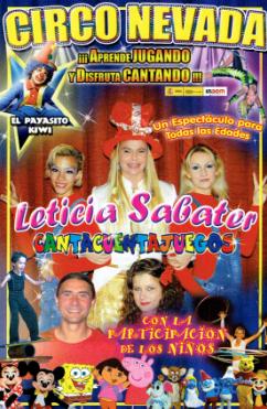 Leticia Sabater y el Circo Nevada