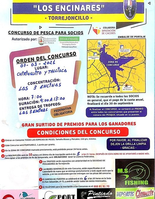 Nueva fecha para el concurso de pesca