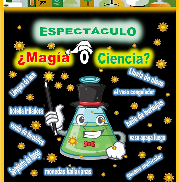 ESPECTÁCULO ¿MAGÍA o CIENCIA? A CARGO DE LOS ALUMNOS Y LAS ALUMNAS DE 6º EP.