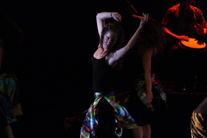 Mara Nuñez, en su participación en "África en Danza" en 2011 - CEDIDA