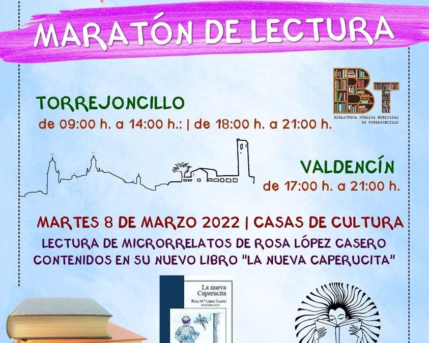 MARZO VIOLETA: MARATÓN DE LECTURA