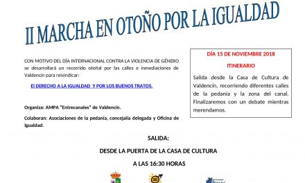 II Marcha en otoño por la Igualdad en Valdencín