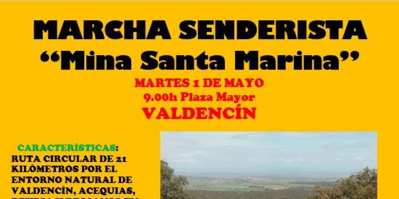 Marcha senderista «Mina Santa Marina»