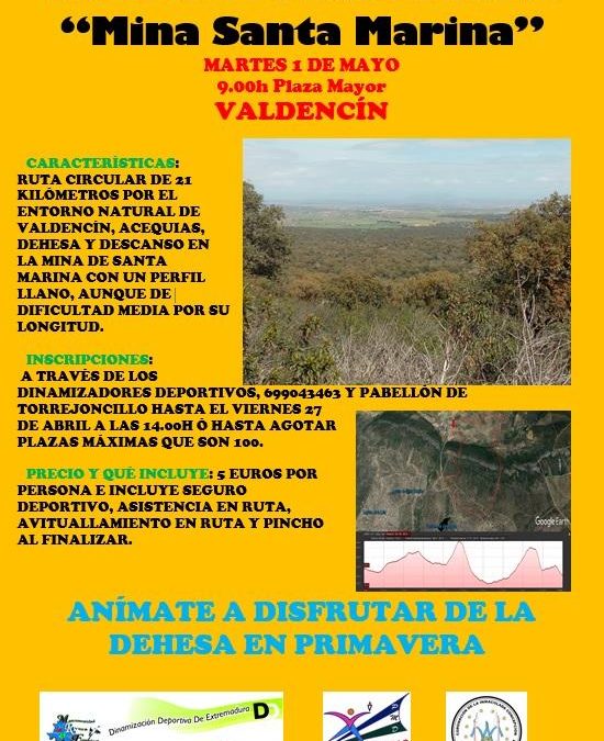 Marcha senderista «Mina Santa Marina»