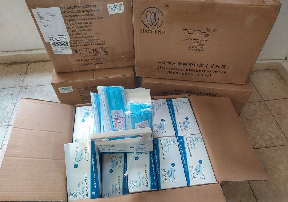 10000 mascarillas se repartiran hoy a la población