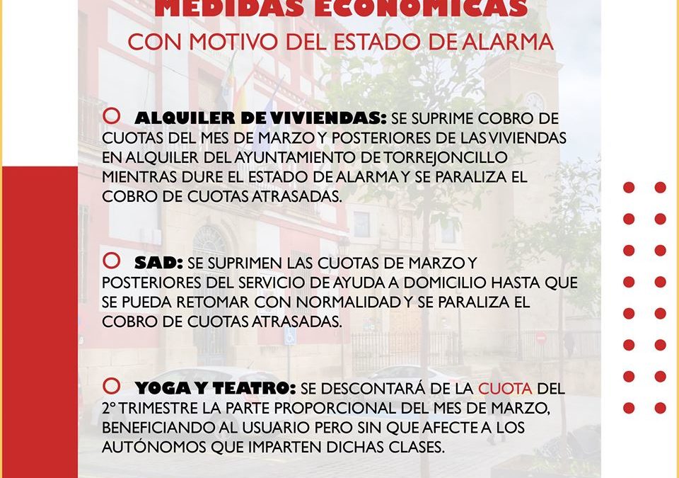 Paquete de medidas Ayuntamiento y Diputación