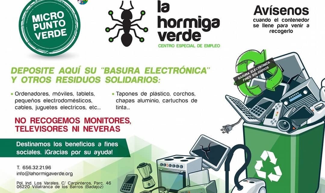 LA BASURA ELECTRÓNICA TAMBIÉN SE RECICLA