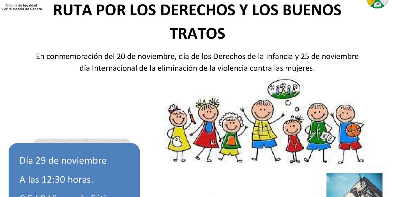 Ruta por los derechos y los buenos tratos en Casas de Don Gómez