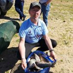 Pódium pringón en este último concurso de pesca