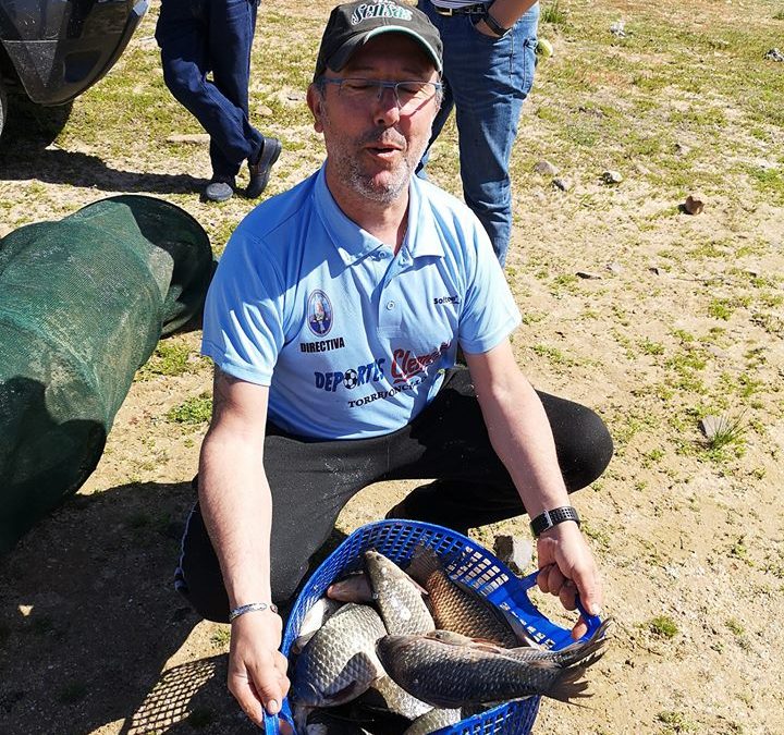 Pódium pringón en este último concurso de pesca