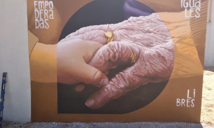 Mural reivindicativo por la Igualdad y los Buenos Tratos en Zarza la Mayor