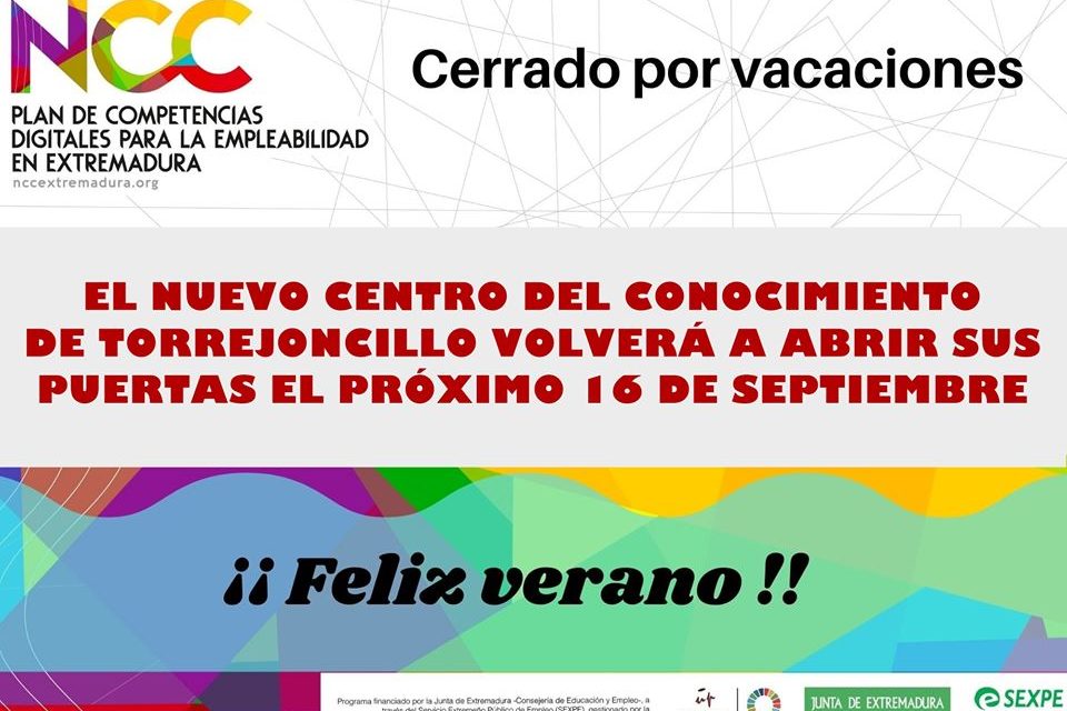 VACACIONES EN EL NCCTorrejoncillo.