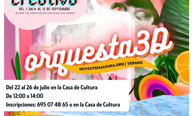 Taller de impresión 3D para jóvenes en el NCC de Torrejoncillo