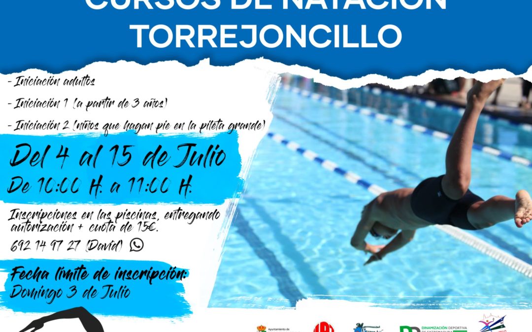 CURSOS DE NATACIÓN EN TORREJONCILLO Y VALDENCÍN