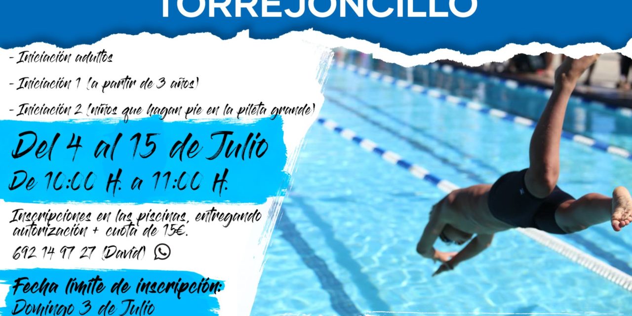 CURSOS DE NATACIÓN EN TORREJONCILLO Y VALDENCÍN