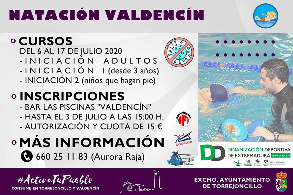 CURSOS DE NATACIÓN EN VALDENCÍN