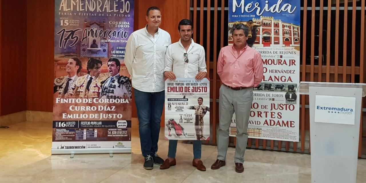 Emilio de Justo invitará a 200 jóvenes a los toros