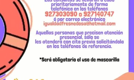 Atención al público de Igualdad Mancomunidad Rivera Fresnedosa