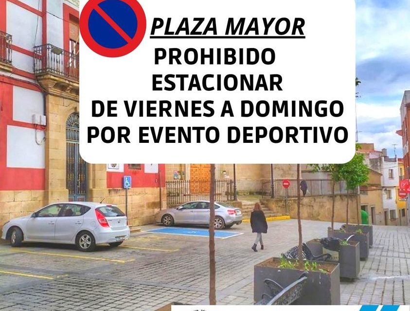 Prohibido aparcar en la Plaza Mayor este fin de semana