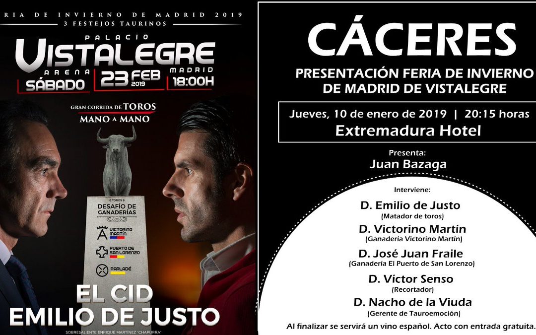 La Feria de Invierno de Madrid se presentará en Cáceres