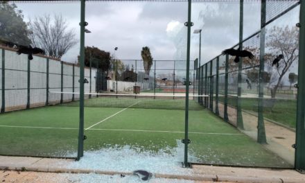 ROTURA DE CRISTAL EN LA PISTA DE PÁDEL